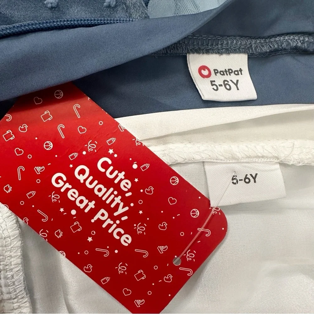 New BUNDLE (2) Girls Toddler Size 5T-6T Formal/ Casual Summer Dress